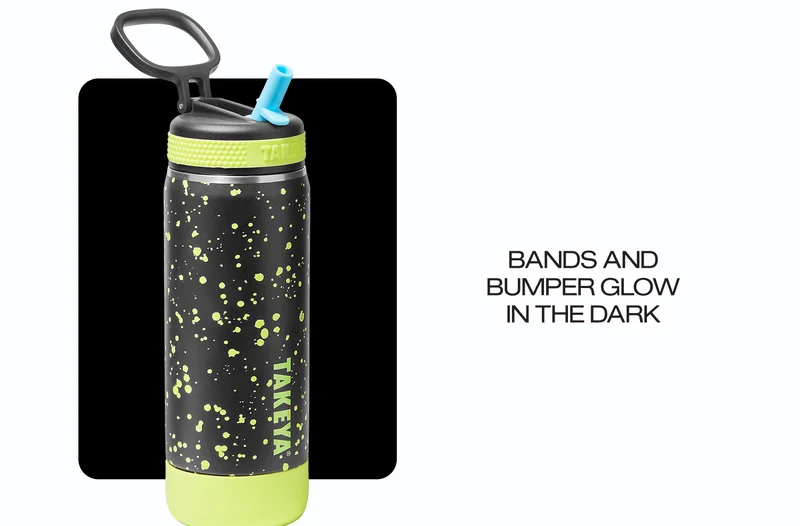 Bands and bumper glow in the dark for extra fun and nighttime visibility