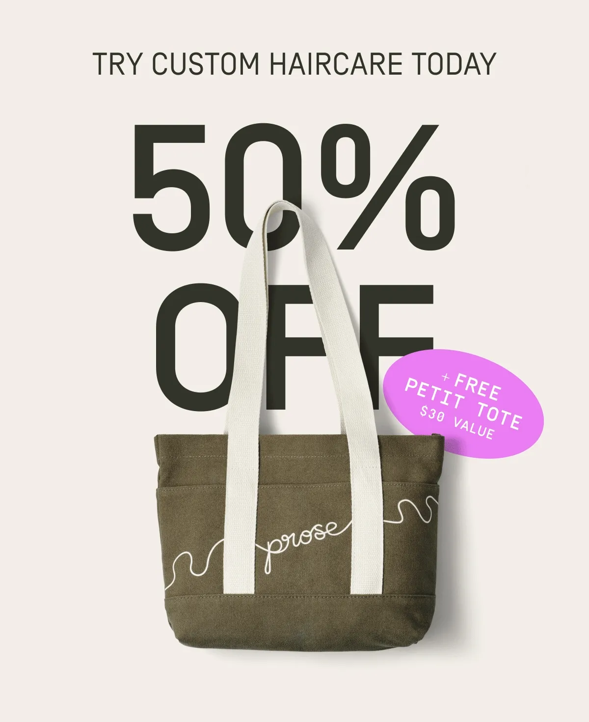Try Custom Hair Today | 50% off