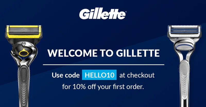 Welcome to Gillette Use Code discount code at checkout for 10% Off your first order.