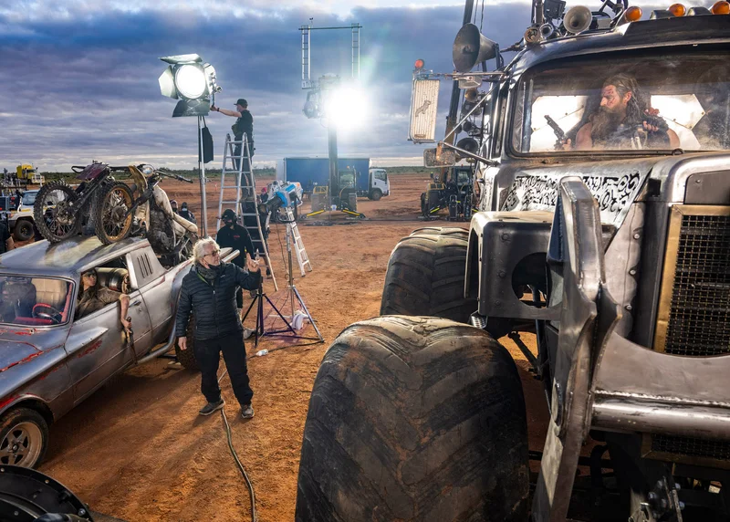 George Miller on the set of Warner Bros. Pictures’&nbsp;and Village Roadshow Pictures’ FURIOSA: A MAD MAX SAGA.
