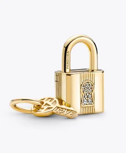 Padlock & Key Dangle Charm