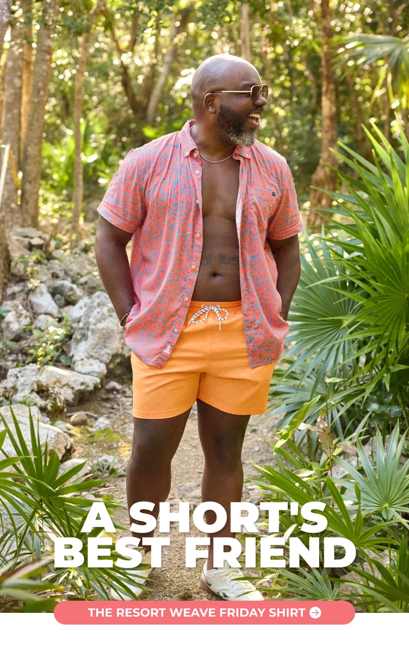 A SHORT'S BEST FRIEND - The Resort Weave Friday Shirt