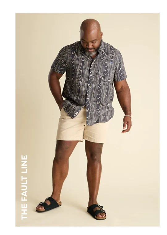 Resort Weave Friday Shirt: The Fault Line