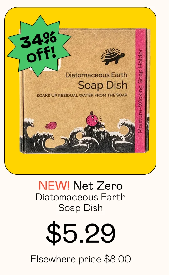 Diatomaceous Earth Soap Dish