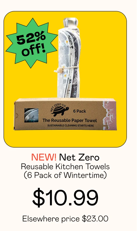 Reusable Kitchen Towels - 6 Pack of Wintertime