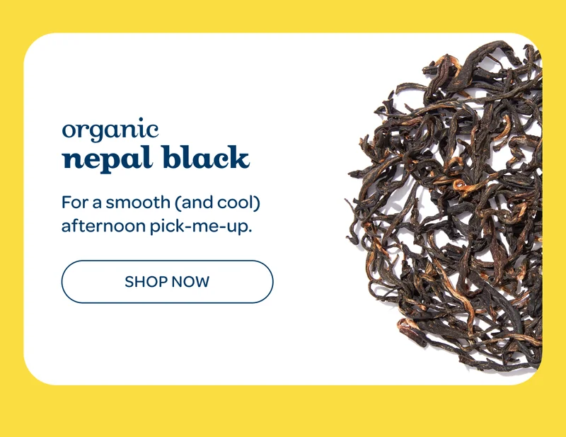 Organic nepal black - For a smooth (and cool) afternoon pick-me-up. - Shop now