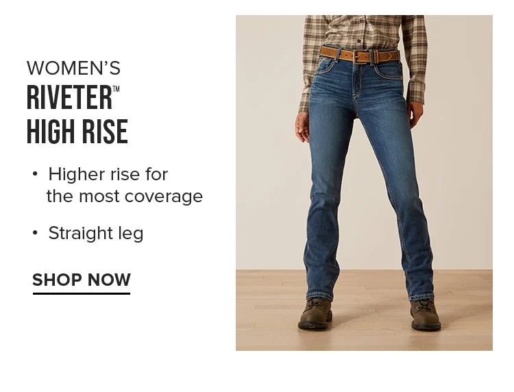 WOMEN'S RIVETER HIGH RISE | SHOP NOW