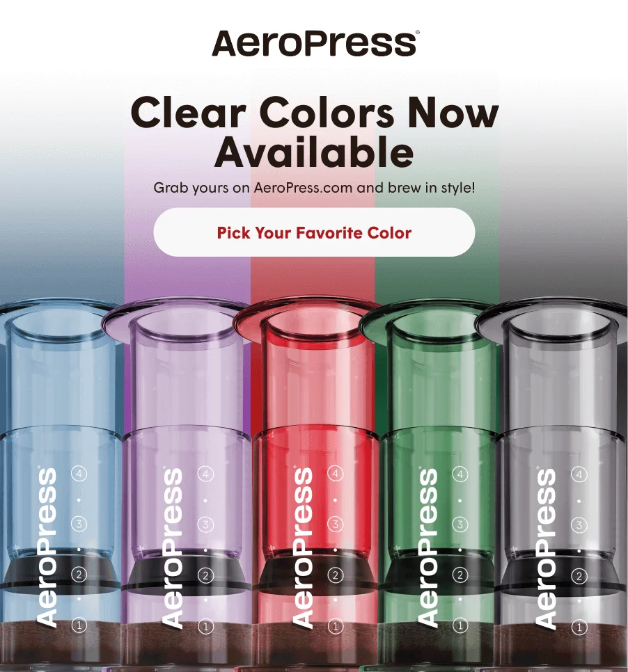 Clear Colors Now Available. Pick your favorite color