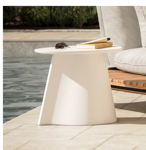 Centura White Side Table