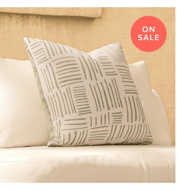 Rooth Jacquard Green Pillow