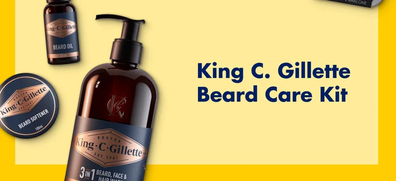 King C. Gillette Beard Care Kit