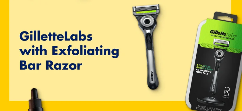 GilletteLabs with Exfoliating Bar Razor