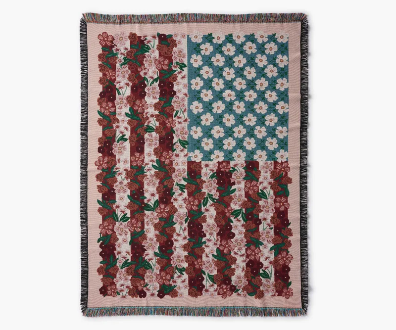 Image of Woven Blanket - Americana