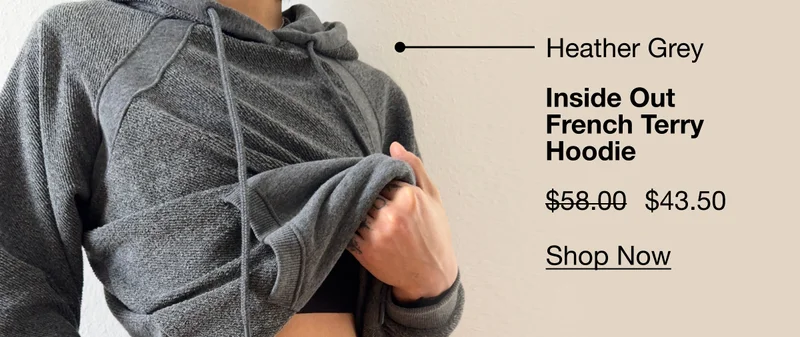 Inside Out French Terry Hoodie