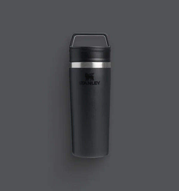 Cafe-To-Go Travel Mug | 16oz Black 2.0