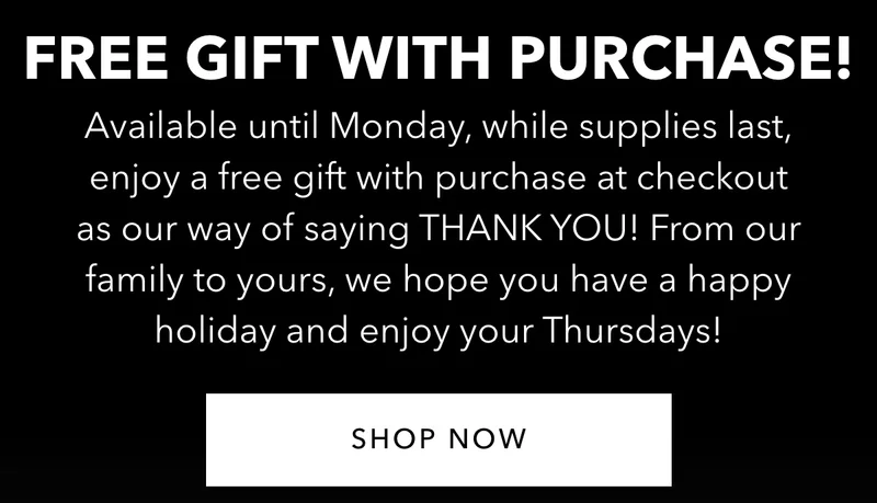 Free Gift With Purchase