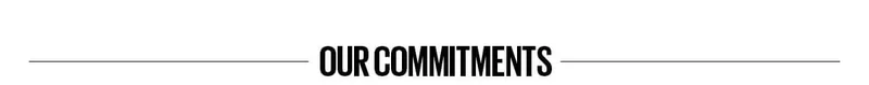 Our Commitments