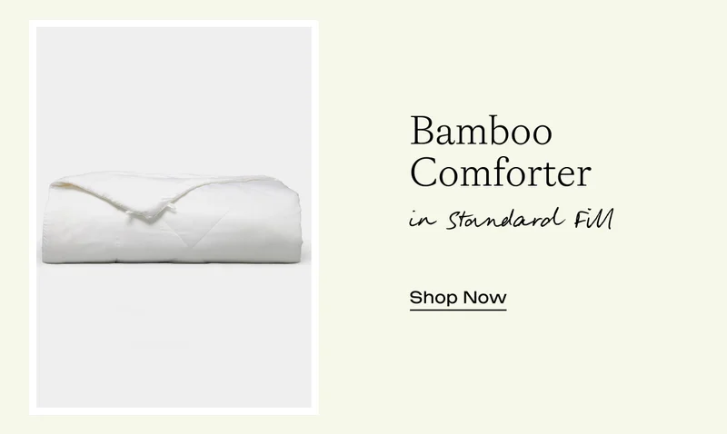 Bamboo Comforter in Standard Fill - Shop Now