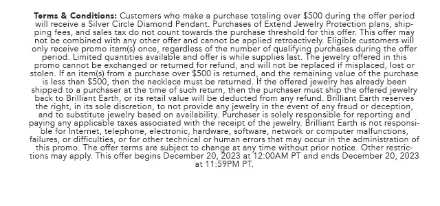 Promo Terms