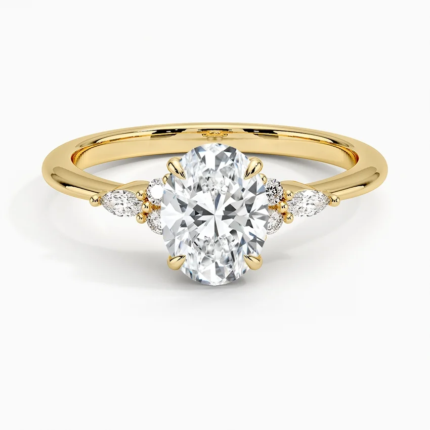 Nadia Ring with 1ct Oval Lab Diamond Nadia Ring with 1ct Oval Lab Diamond