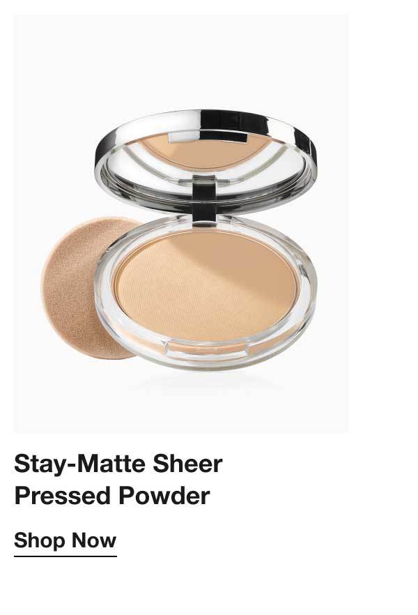 Stay-Matte Sheer Pressed Powder | Shop Now