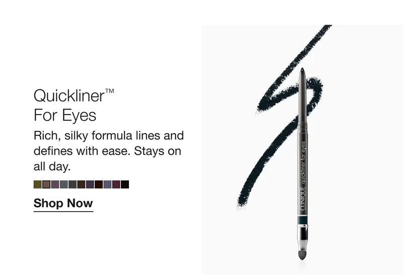 Quickliner™ For Eyes | Rich, silky formula lines and defines with ease. Stays on all day. | Shop Now