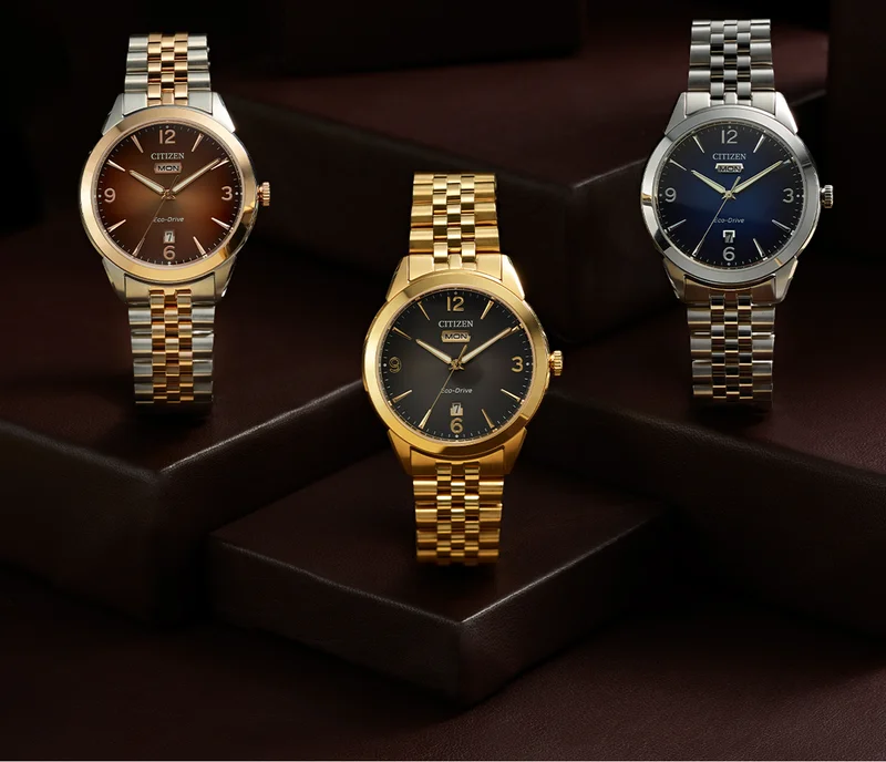 Table top image of three different Rolan styles.