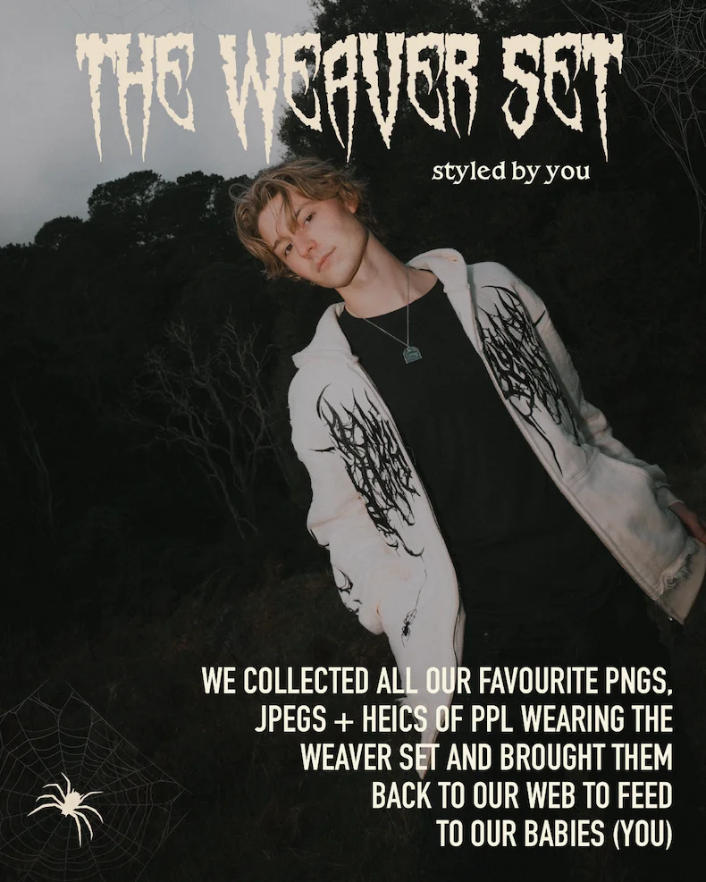 The Weaver Set, as styled by you.
