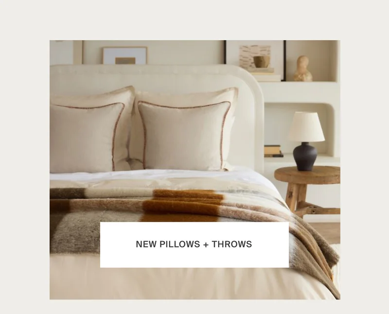 Decorative Pillows + Throws