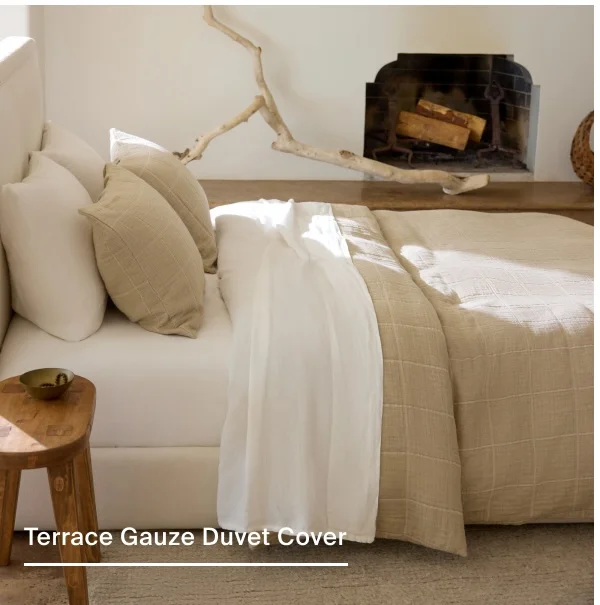 Terrace Gauze Duvet Cover