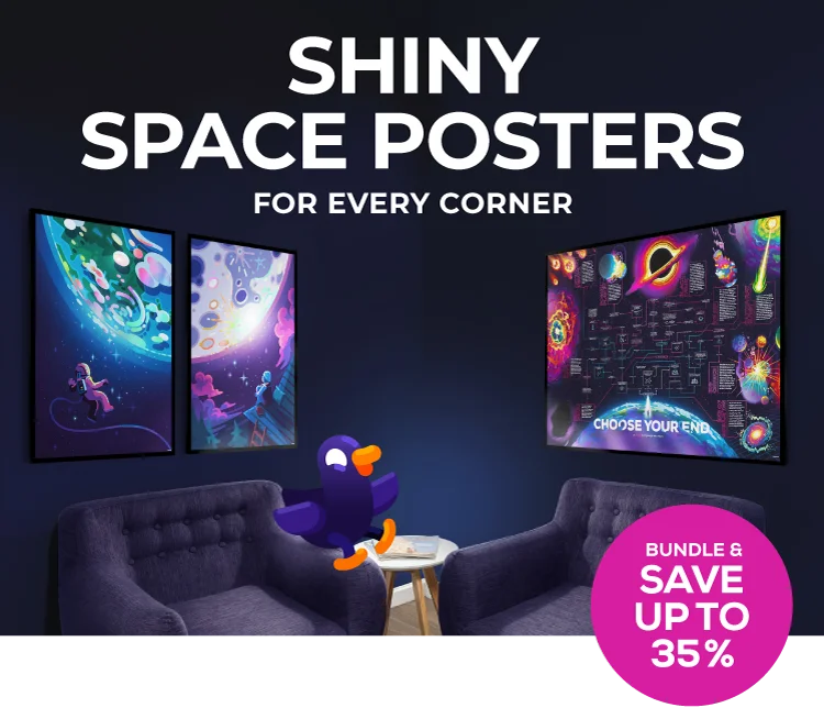 Shiny Space Posters for Every Corner