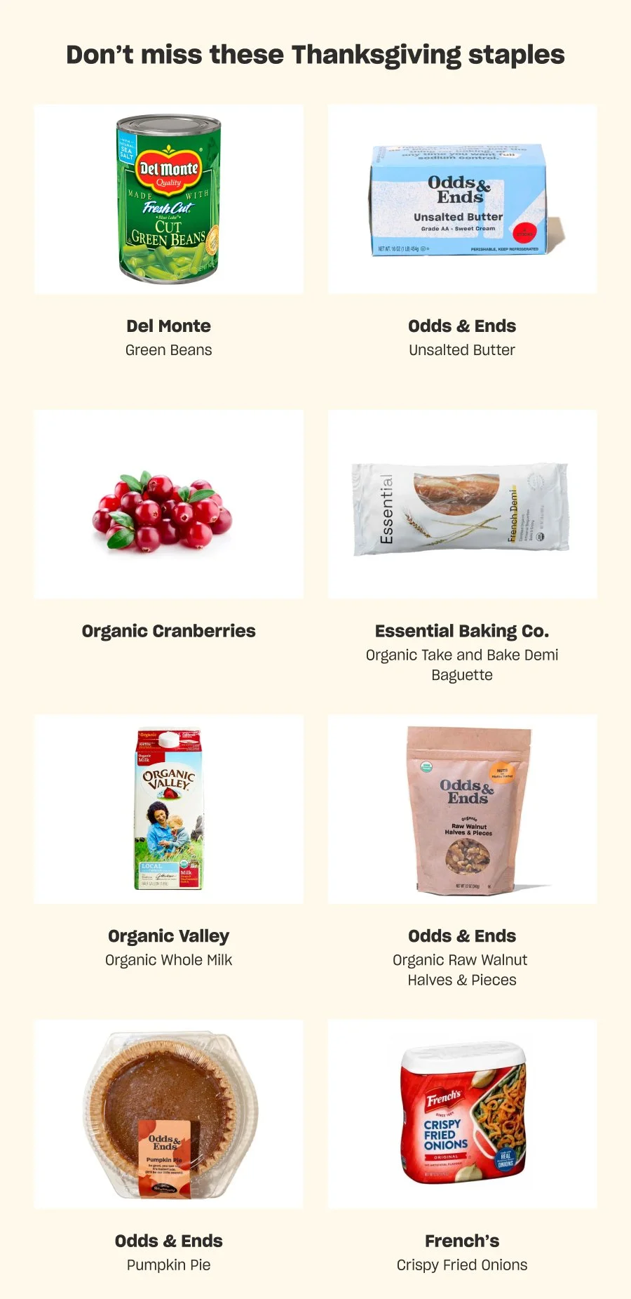 Don't miss these Thanksgiving staples