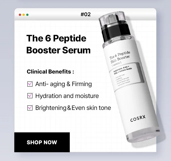 THE 6 PEPTIDE BOOSTER SERUM