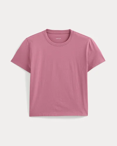 Image | The Box-Cut Tee in Essential Cotton | Heather Rose