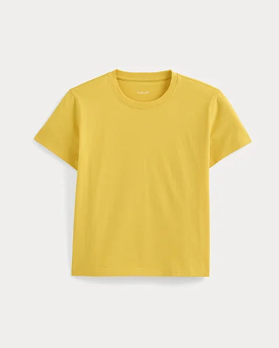 Image | The Box-Cut Tee in Essential Cotton | Passion Fruit