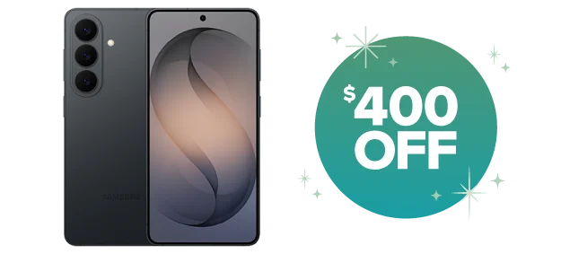 Get $400 off Samsung Galaxy S26