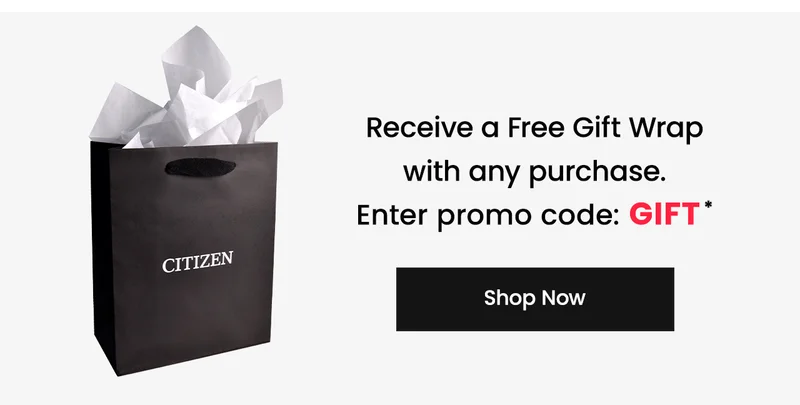 Receive a Free Gift Wrap with any purchase. Enter promo code: discount code*