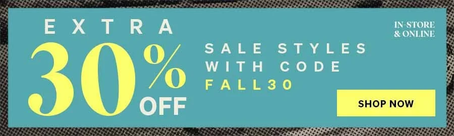 Sale Banner Take an Extra 30% Off