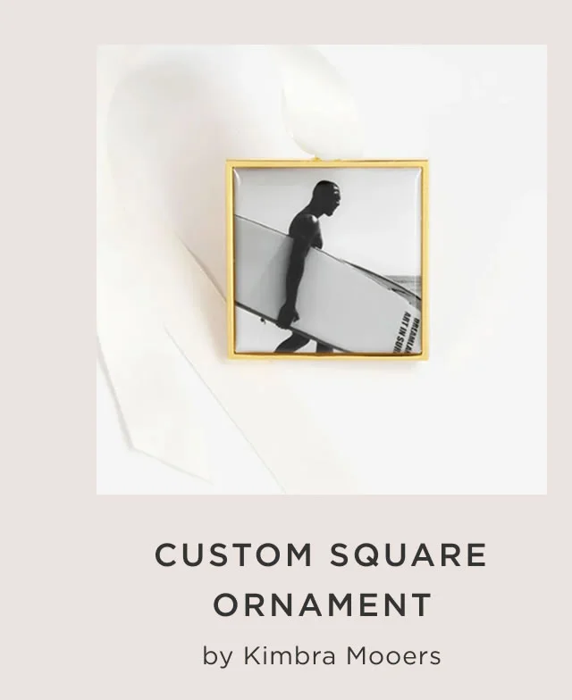Custom Square Ornament