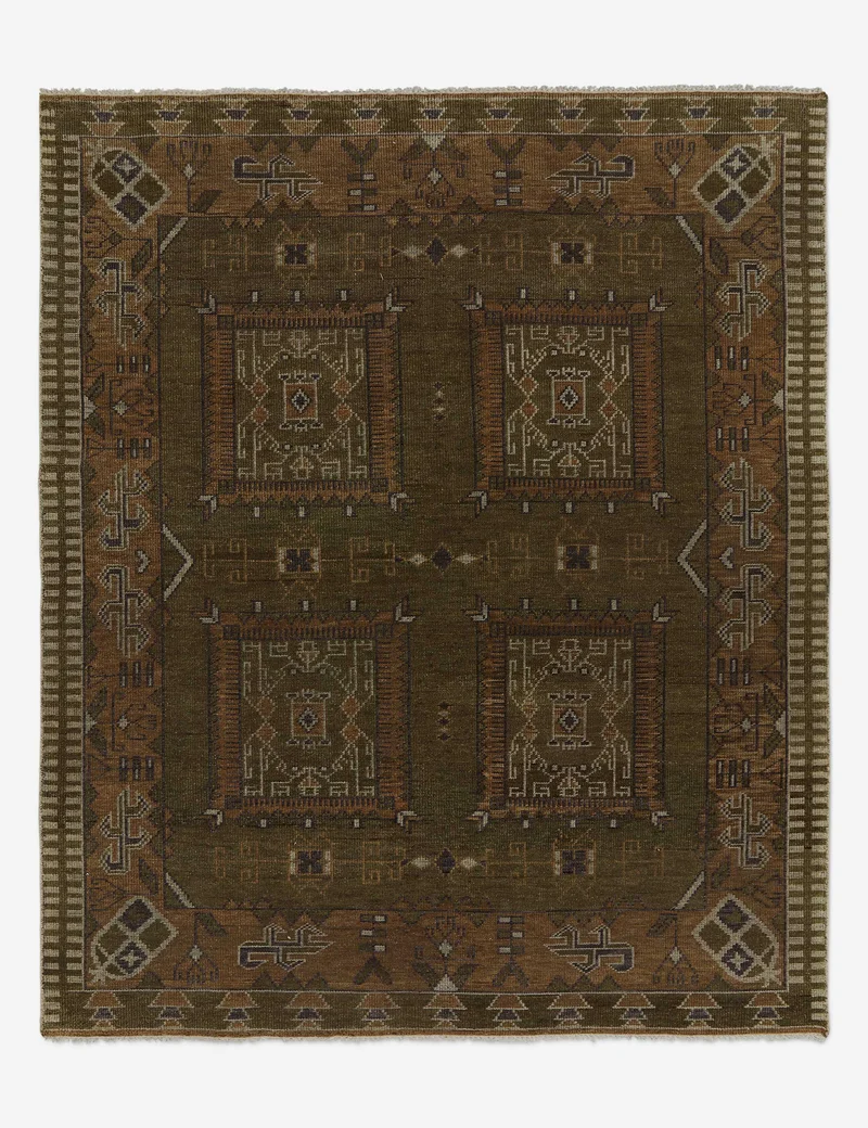 Image of Tahj Hand-Knotted Wool Rug