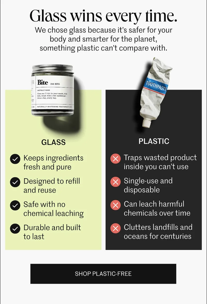 Glass wins every time