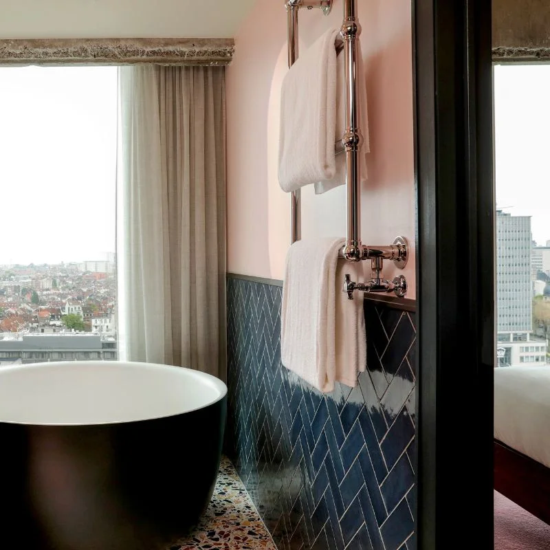 Bathroom at The Hoxton, Brussels