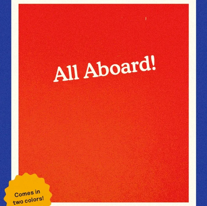 All aboard!
