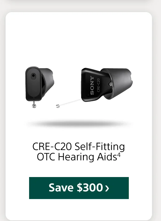 CRE-C20 Self-Fitting OTC Hearing Aids4 Save