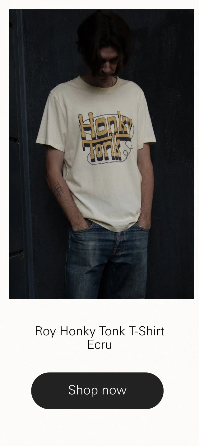 Roy Honky Tonk T-Shirt Ecru