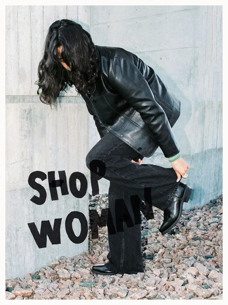 Women's black denim & jeans