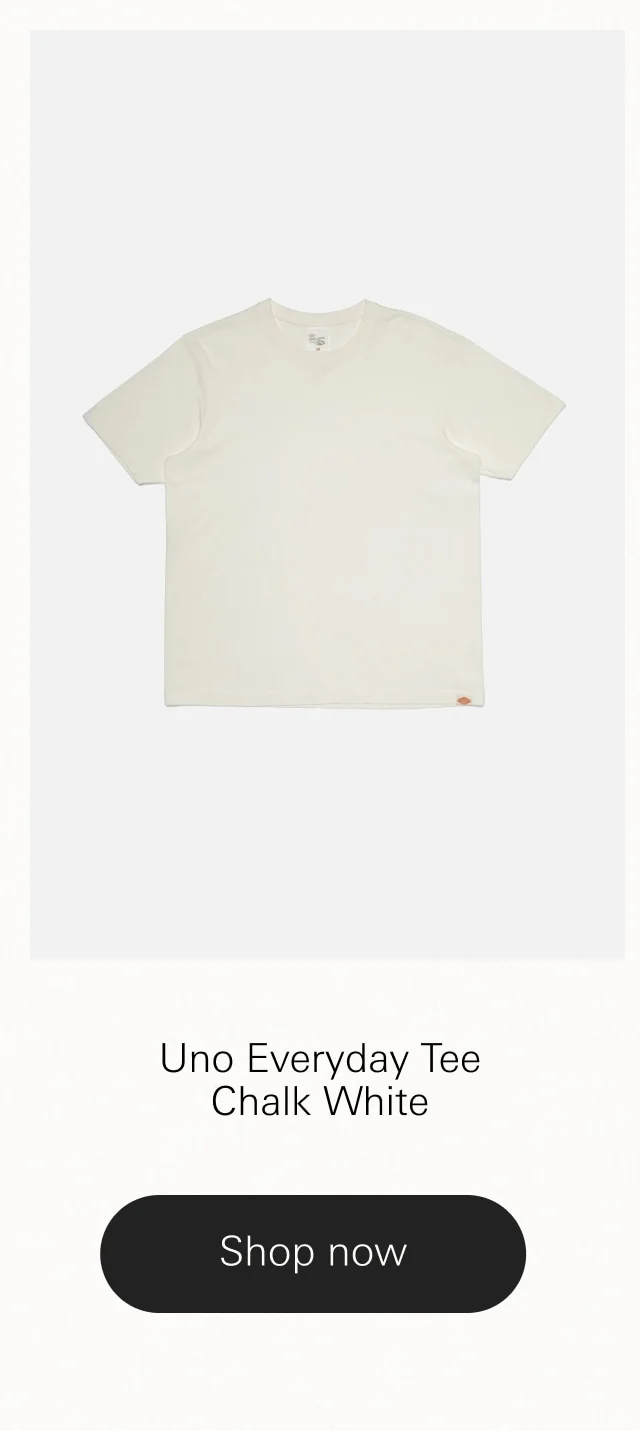 Uno Everyday Tee Chalk White