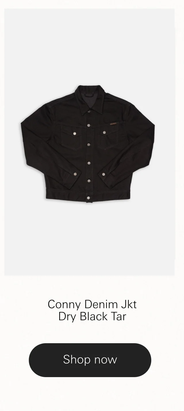 Conny Denim Jkt Dry Black Tar