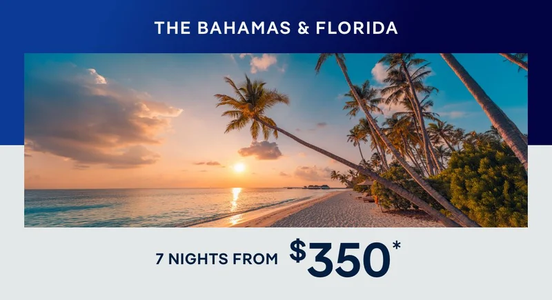 The Bahamas & Florida – 7+ Nights – Click to View Cruises & Book Now