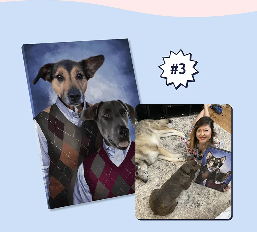 The Stepbrothers Pet Portrait